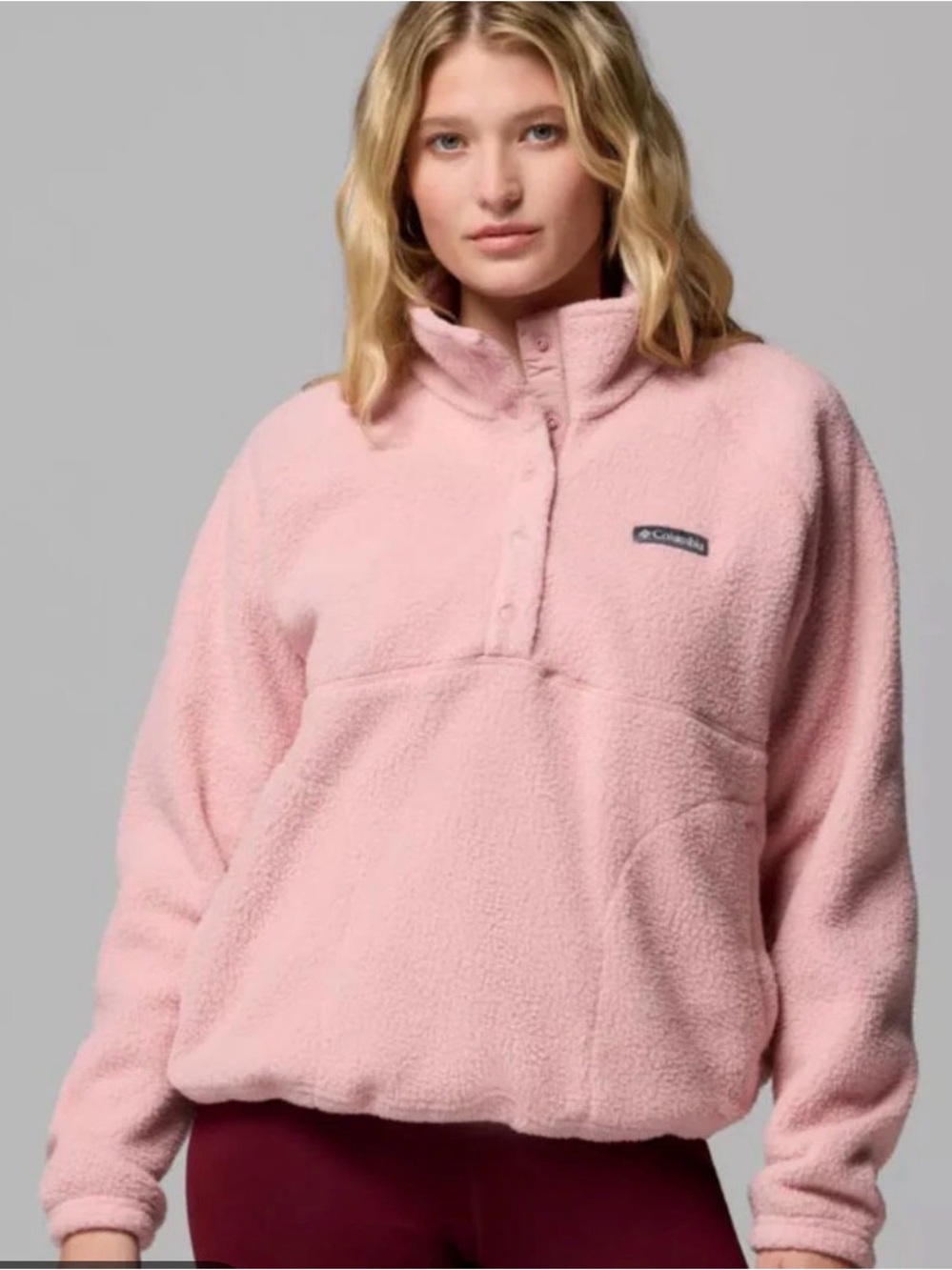 Columbia Jasper Ridge cozy soft fleece jacket pullover size large NWT